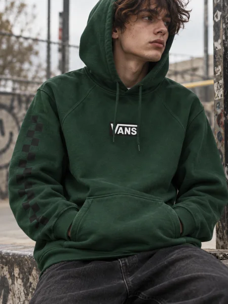 Vans Bluza z kapturem – Forest Green